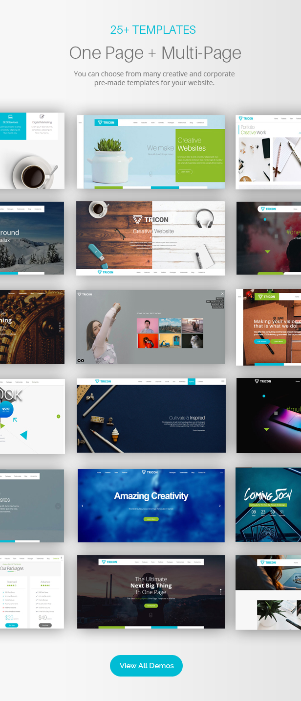 Tricon - One Page Parallax