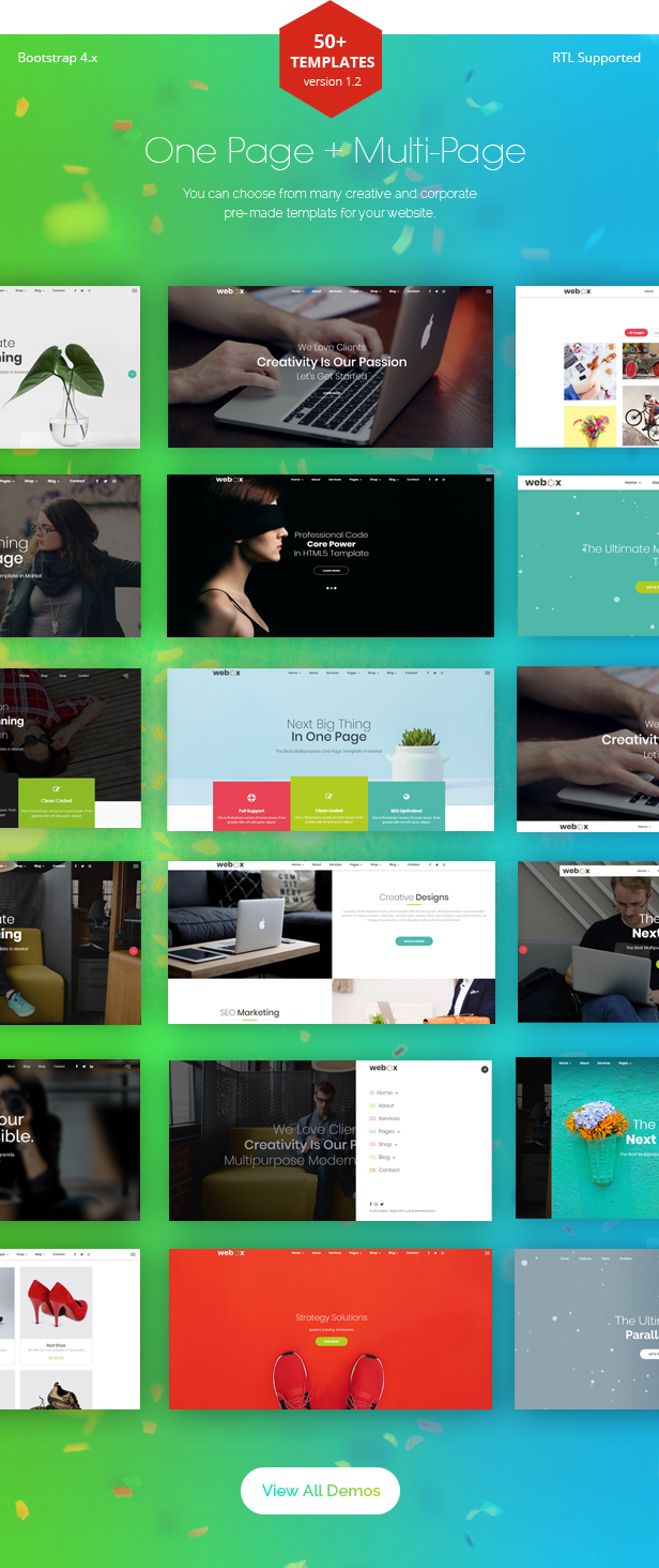 Webox - One Page Parallax - 1