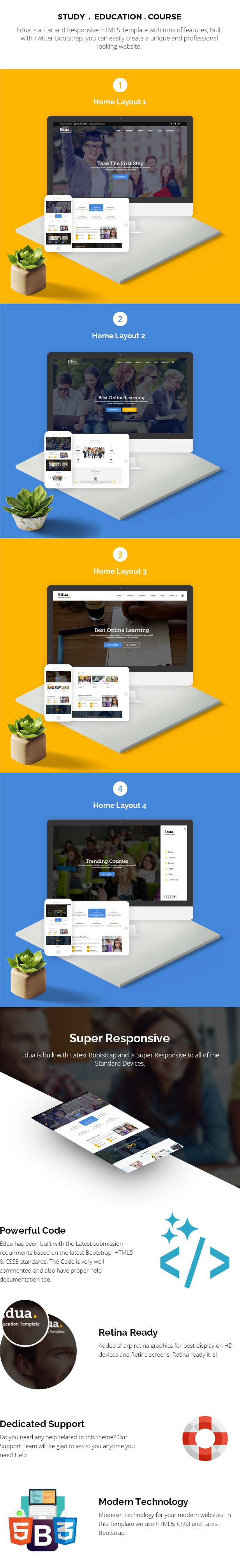 Edua - Educational HTML5 Template