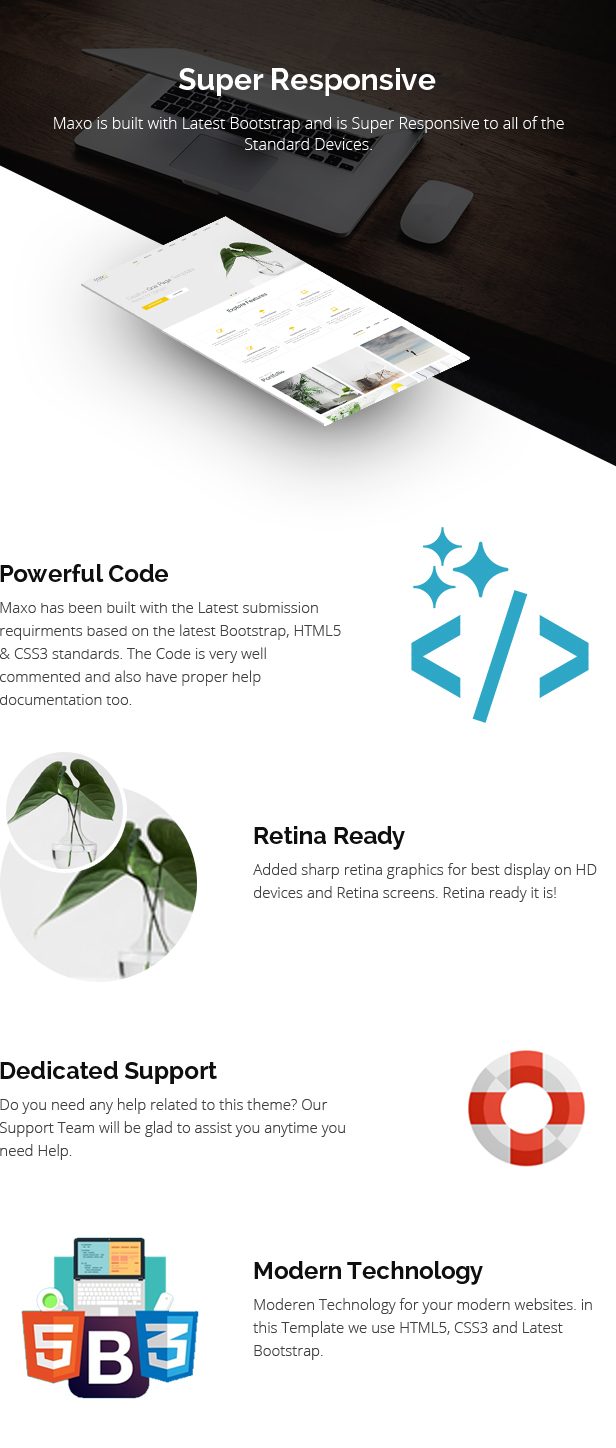 Maxo - One Page Parallax - 5