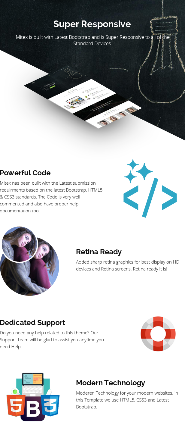 Mitex - One Page Parallax