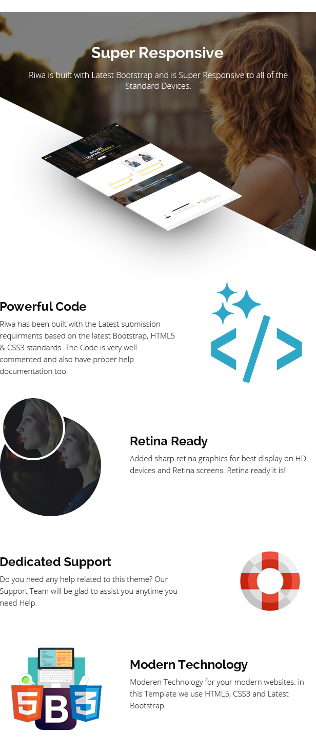 Riwa - One Page Parallax